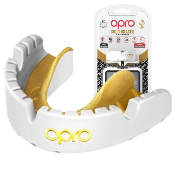 Opro Gold_Braces_Wh/Gold