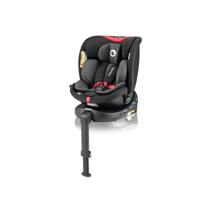 Lionelo LO-NAVY I-SIZE BLACK RED