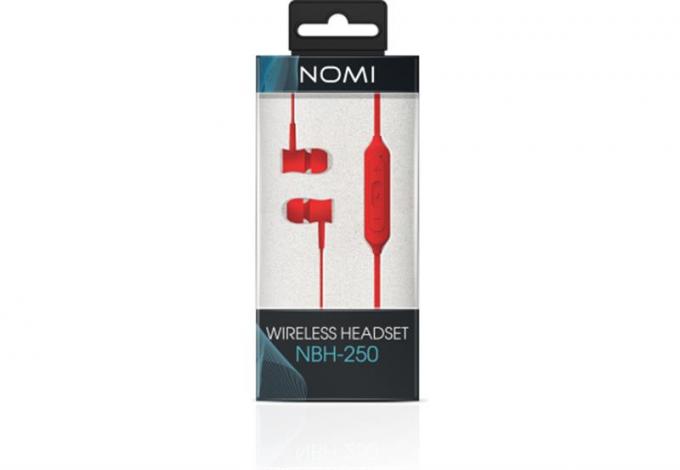 Bluetooth-гарнитура Nomi NBH-250 Red 498529