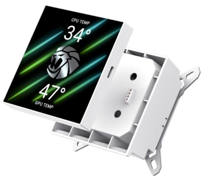 GAMEMAX GLACIER 360 LCD WH