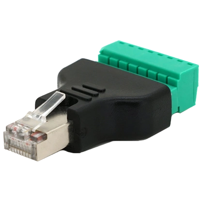 VOLTRONIC RJ-45(M) (8 контактов) с клеммами под кабель