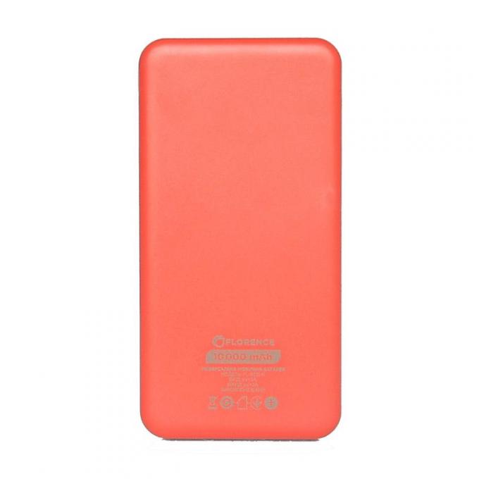 Универсальная мобильная батарея Florence T-Win 10000mAh Red FL-3021-R