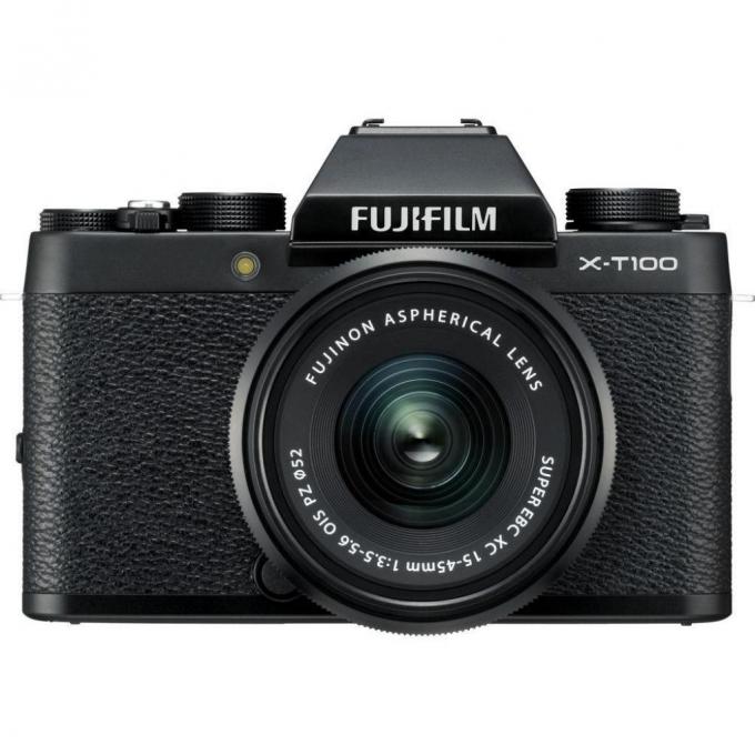 Цифровой фотоаппарат Fujifilm X-T100 + XC 15-45mm F3.5-5.6 Kit Black 16582892