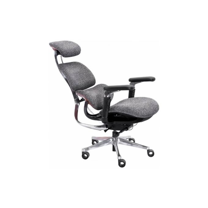 GT Racer X-819 Fabric Wood Gray