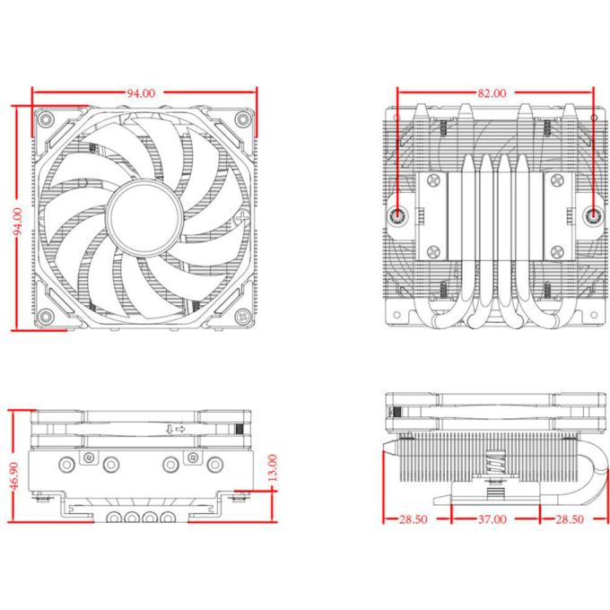 ID-Cooling IS-40-XT BLACK