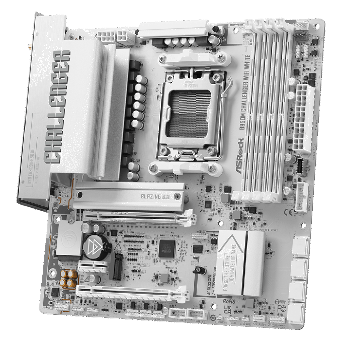 ASRock B850M CHALLENGER WIFI WHITE