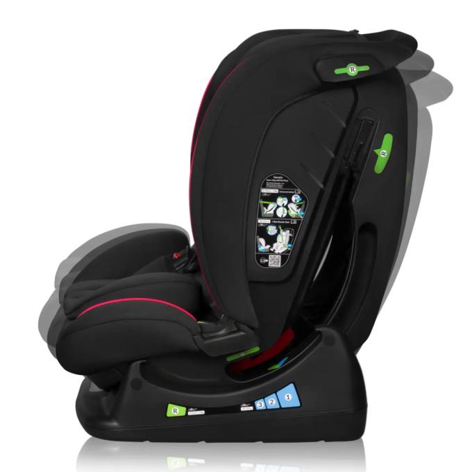 Lionelo LO-AART I-SIZE BLACK CARBON RED