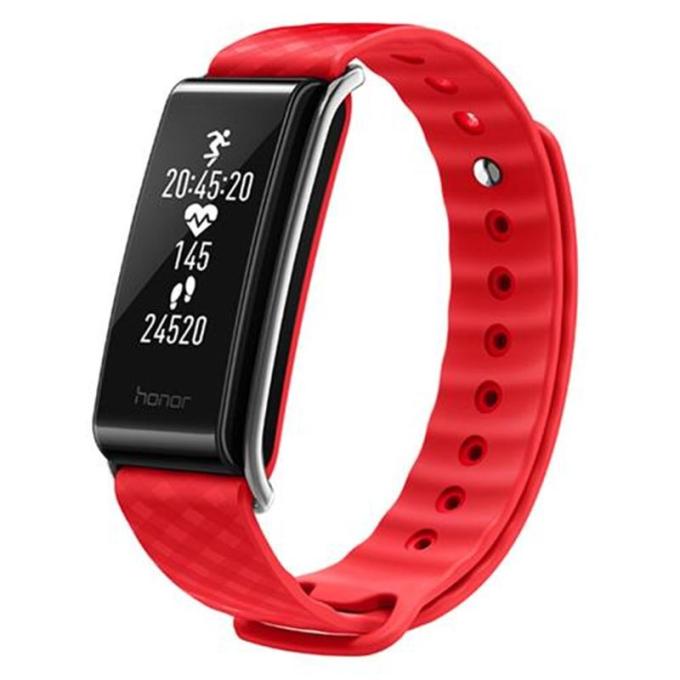 Фитнес-браслет Huawei AW61 Red (02452540); 0.96" OLED сенсорный / Bluetooth 4.2 / IP67 / 95 мАч / 46.8 х 20.5 х 11.2 мм, 22 г / красный