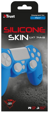 Силиконовый чехол Trust GXT 744B Rubber Skin для геймада Sony PlayStation Blue 21213