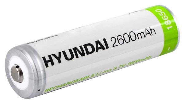 Аккумулятор Hyundai 18650 Li-ion 2600mAh (Sharp Top) 