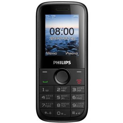 Мобильный телефон PHILIPS E120 Black 8712581722234