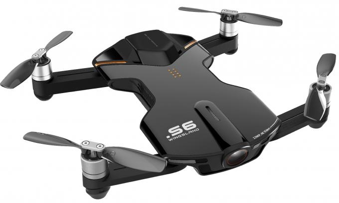 Wingsland S6 GPS 4K Pocket Drone-2 Batteries pack (Black) 6381694
