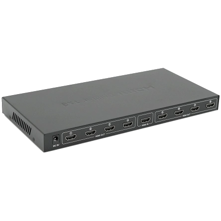 Активный сплиттер 1=>8 портов 4K, 2K, 3D, 1080Р DC5V/2A 1=>8 порти 4K, 2K, 3D, 1080Р DC5V/2A