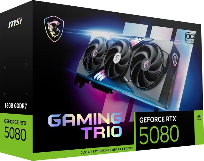 MSI RTX5080 16G GAM TRIO OC