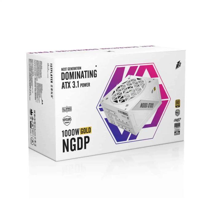 1STPLAYER NGDP-GLD-1000-WH-EU