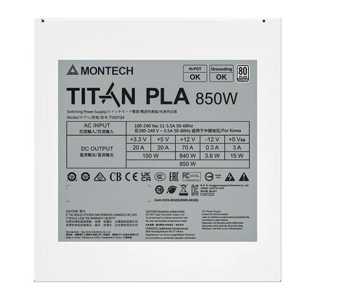 MONTECH TITAN PLA 850