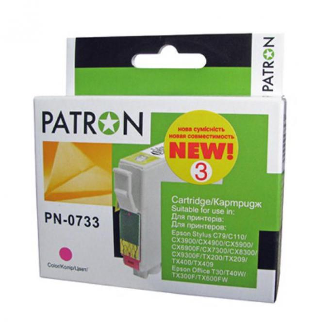 Картридж PATRON для EPSON C79/C110/TX200 magenta CI-EPS-T07334-M3-PN