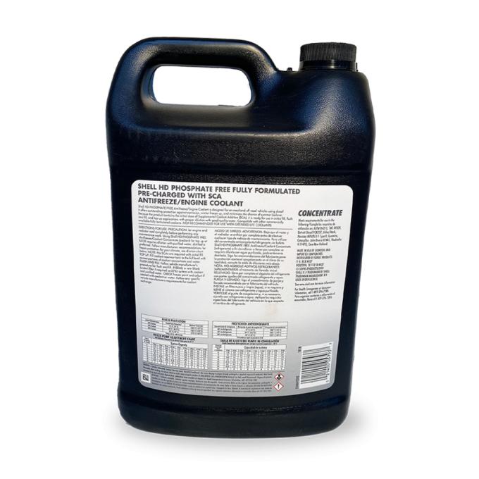 SHELL HD Phosphate Free Antifreeze / Coolant 50/50, 3,78
