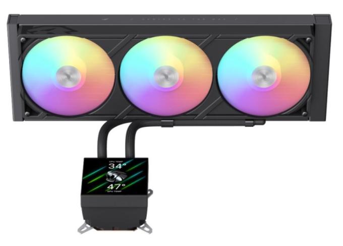 GAMEMAX GLACIER 360 LCD BK