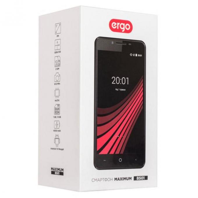Мобильный телефон Ergo B501 Maximum Black
