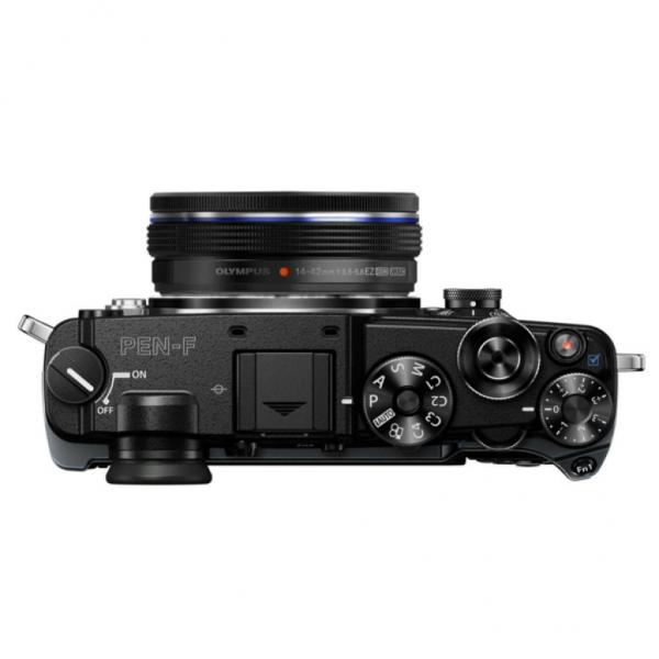 Цифровой фотоаппарат OLYMPUS PEN-F Pancake Zoom 14-42 Kit black/black V204061BE000