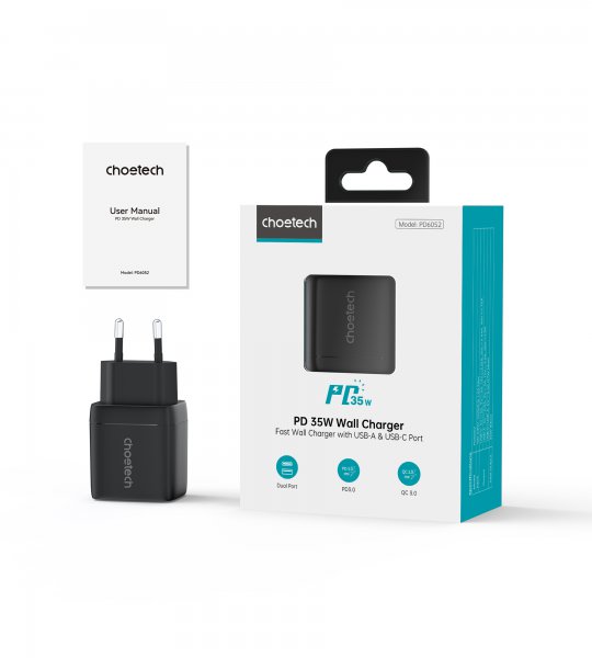 Choetech PD6052-EU-BK