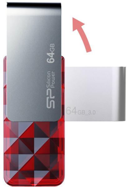 USB флеш накопитель Silicon Power 64GB Ultima U30 Red USB 2.0 SP064GBUF2U30V1R