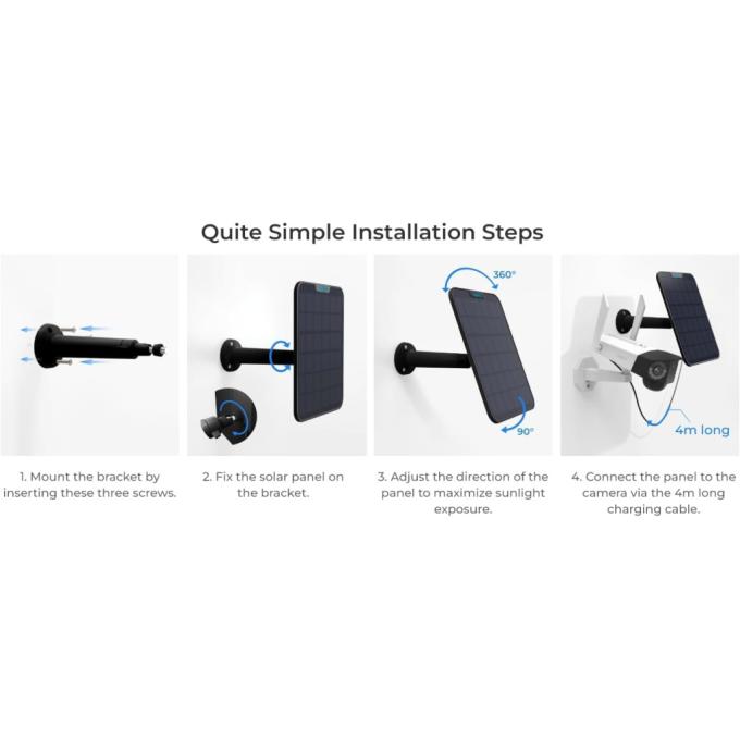 Reolink Solar Panel 2 Black