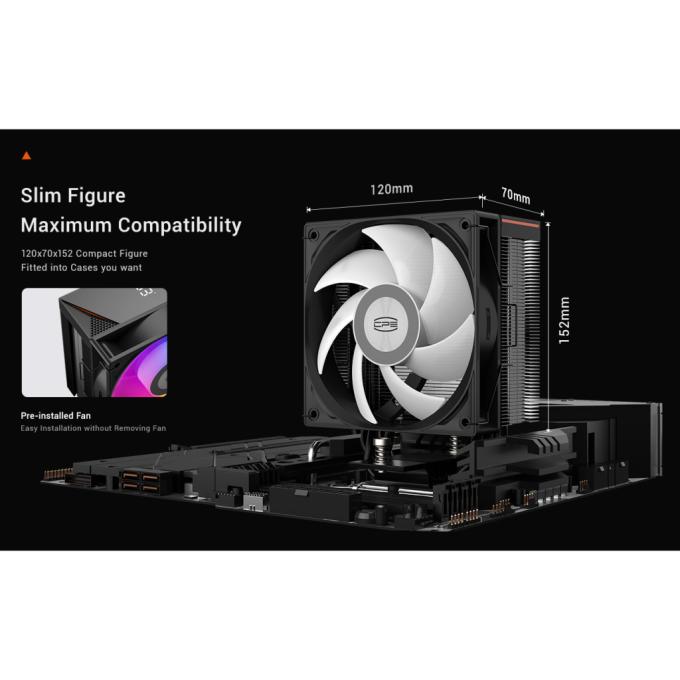 PCcooler RT400 Digital ARGB BK