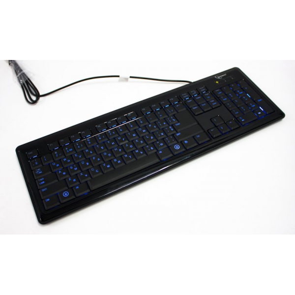 Клавиатура Gembird KB-6050LU-BL-RUA Black USB