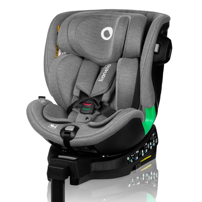 Lionelo LO-HARMONY I-SIZE GREY CONCRETE BAMBOO