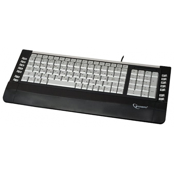 Клавиатура Gembird KB-9630SB Black USB+PS/2
