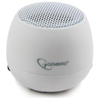 Портативная аудио колонка  Gembird SPK-103-W, белый цвет