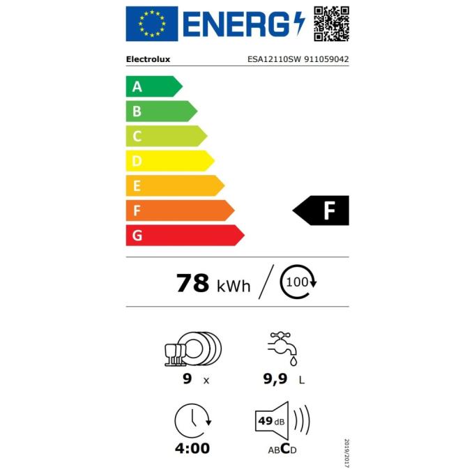 ELECTROLUX ESA12110SW