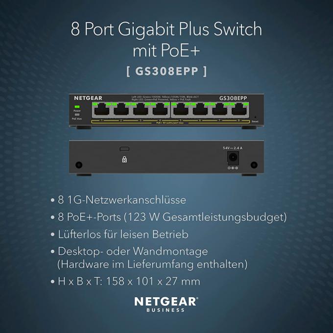 Netgear GS308EPP-100PES