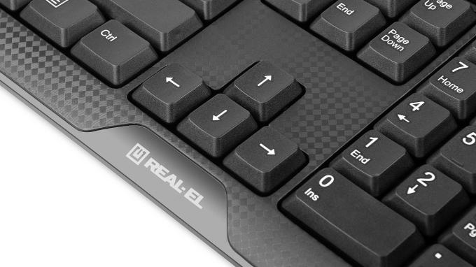 REAL-EL 500 Standard, USB, black