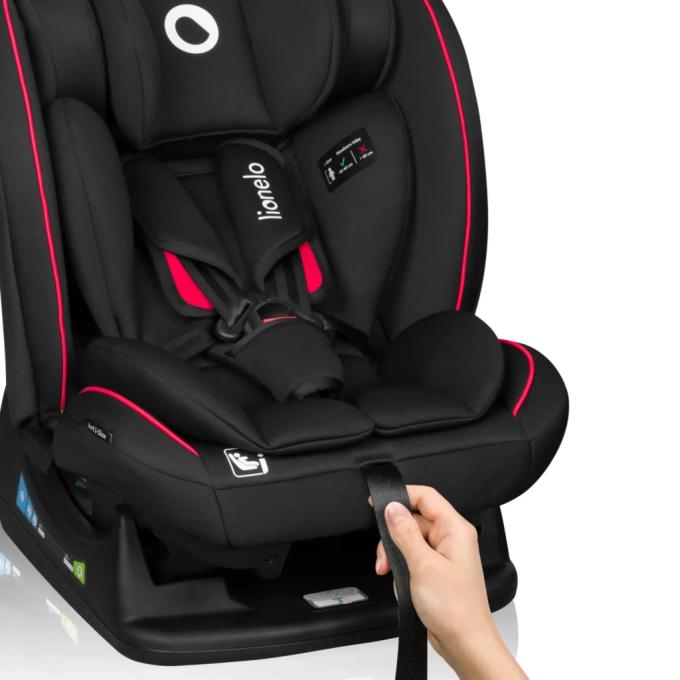 Lionelo LO-AART I-SIZE BLACK CARBON RED