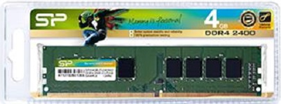 Пам'ять Silicon Power DDR4 2400 4GB, Retail SP004GBLFU240N02