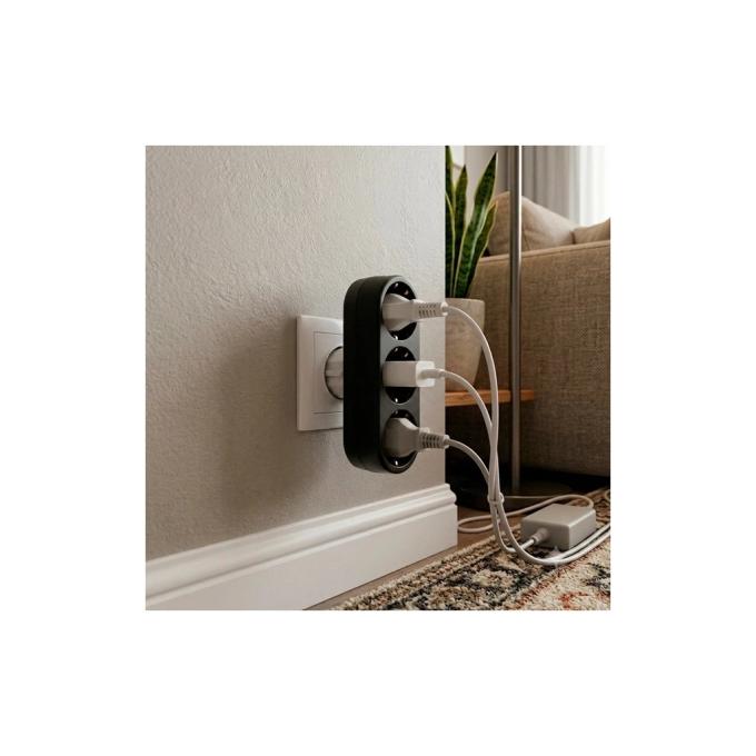 EUROELECTRIC EE-3-16A(black)