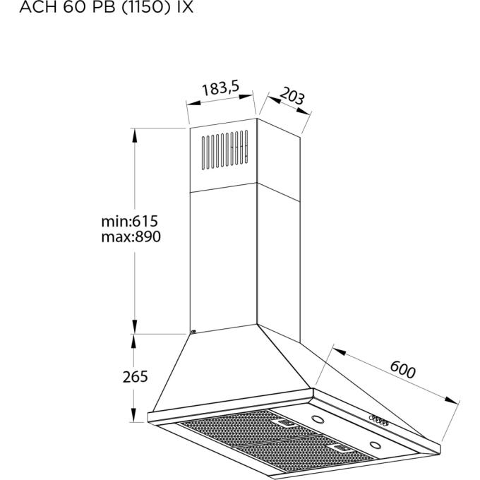 PYRAMIDA ACH 60 PB (1150) IX