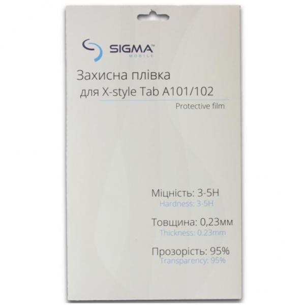 Пленка защитная Sigma for X-Style TAB A101/102 4827798212882