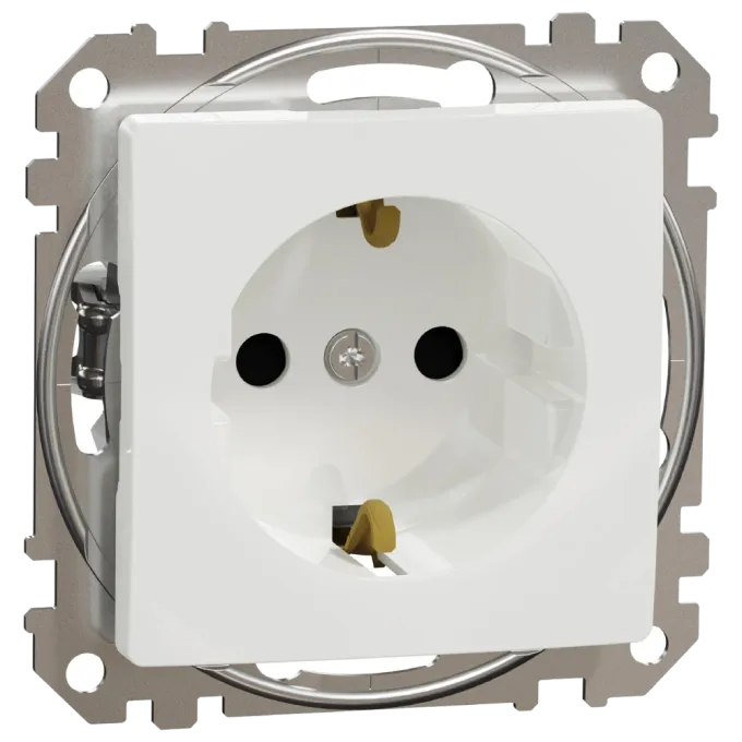 Schneider Electric Sedna Design & Elements SDD111022 с заземлением и шторками