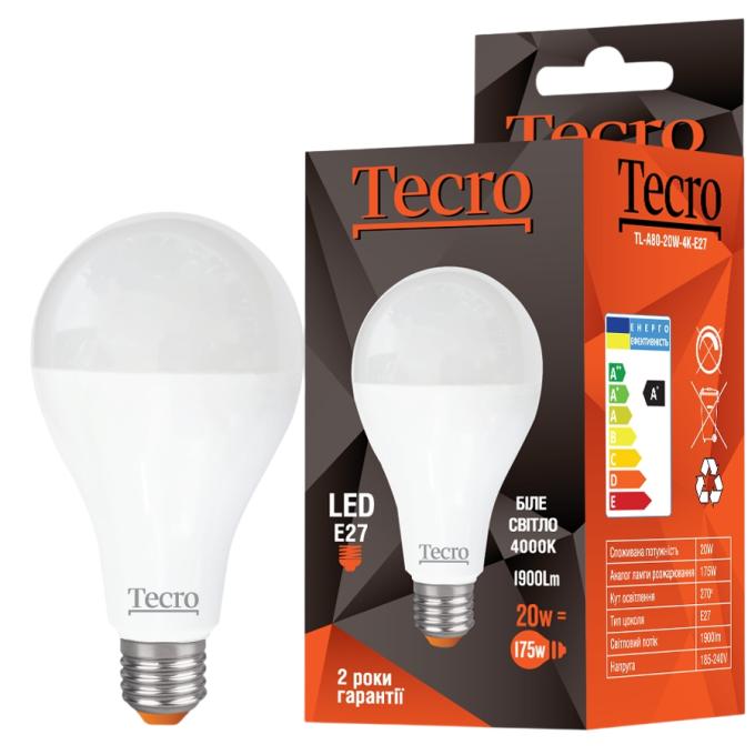 Tecro TL-A80-20W-4K-E27