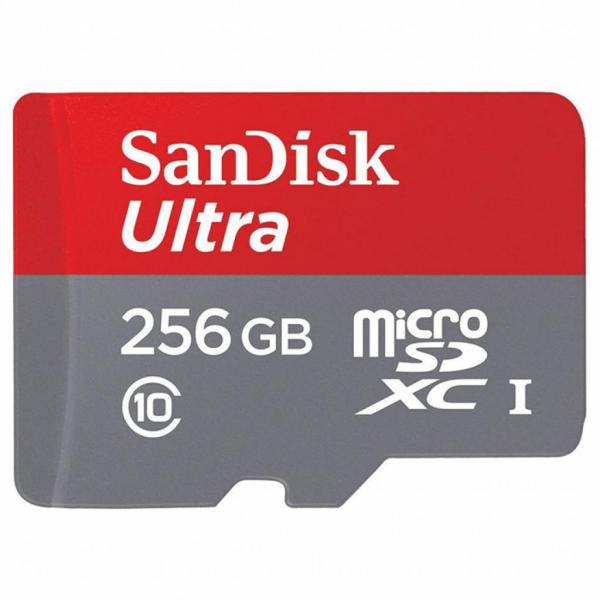 Карта памяти SANDISK 256GB microSDXC class 10 UHS-I Ultra SDSQUNI-256G-GN6MA