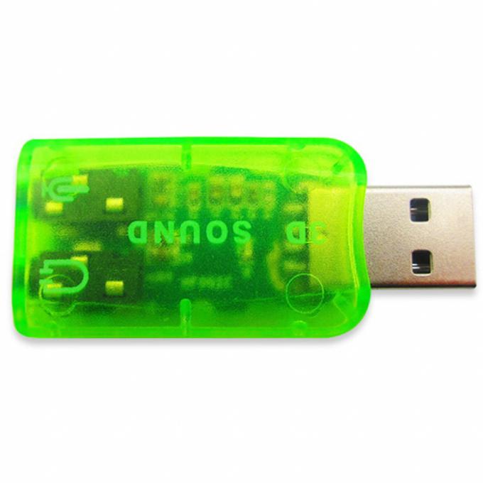 Dynamode USB-SOUNDCARD2.0 green