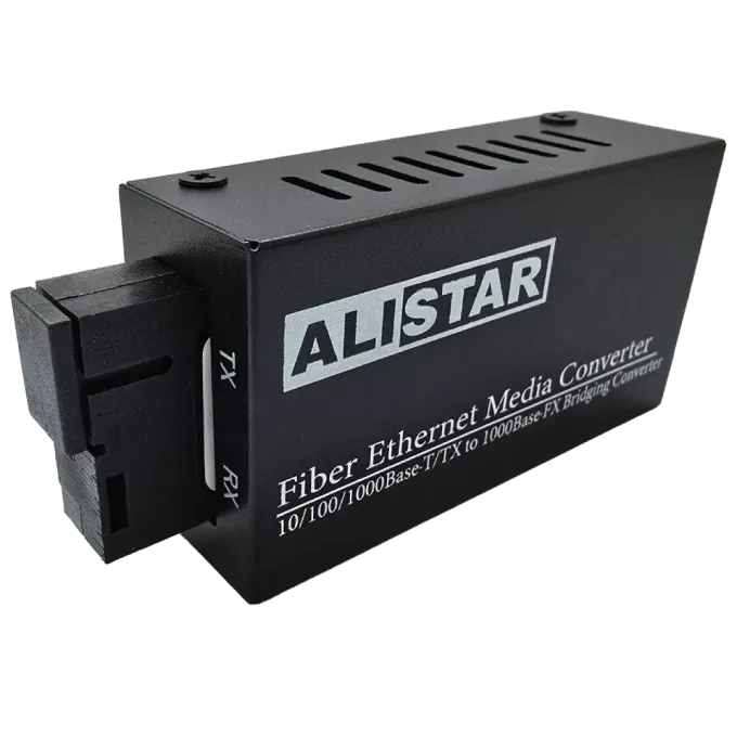 Alistar 10/100/1000BASE-T 1000BASE-LX 1SM WDM SC 20KM TX1550/RX1310nm
