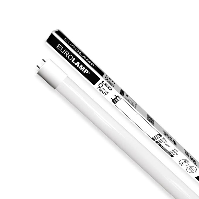 EUROLAMP LED-T8-9W/4000(скло)
