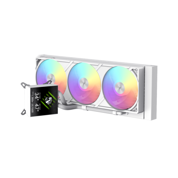 GAMEMAX GLACIER 360 LCD WH