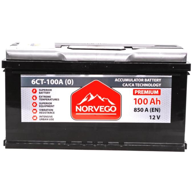 NORVEGO ВЕСТА Premium 100A +прав (0) (850 пуск)