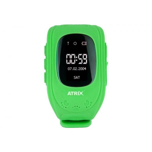 Умные часы Atrix iQ300 GPS Green; 0,96" (320 x 240) OLED / MediaTek MTK6261 / 128 МБ оперативной памяти / 32 МБ встроенной / Bluetooth 4.0 / ОС Другое / WR20 / 400 мАч / 54 х 34 х 12 мм, 40 г / зеленый 308884